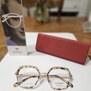 Morel Koali eyeglass frame style 20081K size 50-20-140 color TM06 gold/tortoise